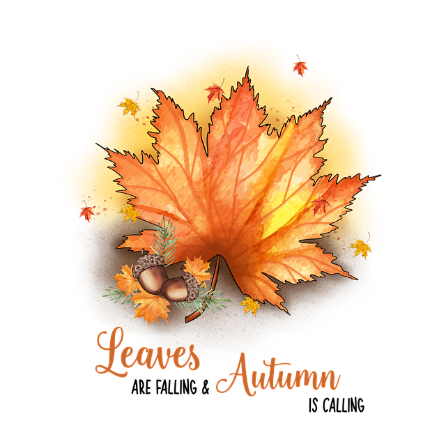 Val, Herfst, Lauwerkrans, Kader, Blad