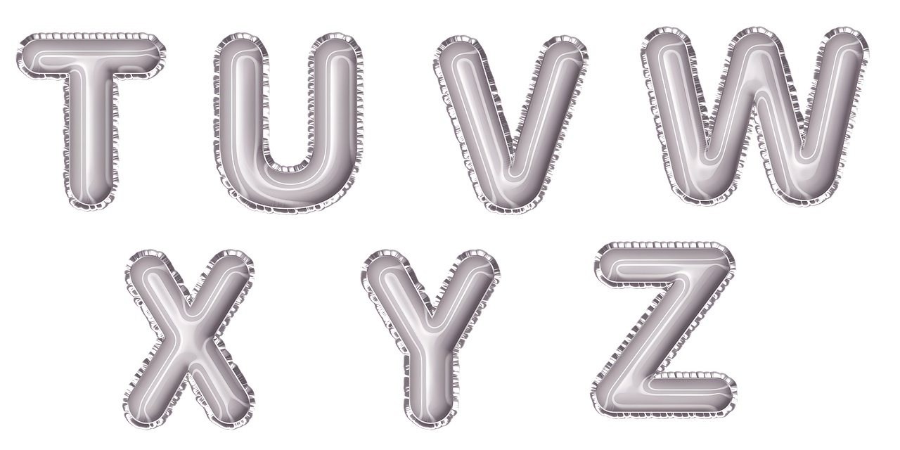 download-silver-balloon-silver-letter-silver-royalty-free-stock