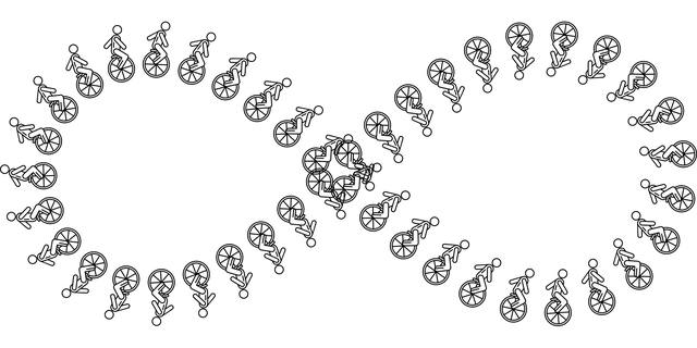 Free unicycle infinite infinity illustration
