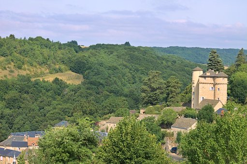 Landschaft, Natur, Wald, Chateau