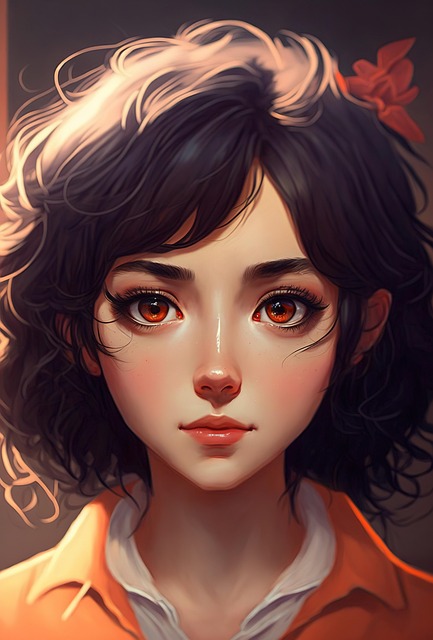Free Portrait Girl illustration and picture