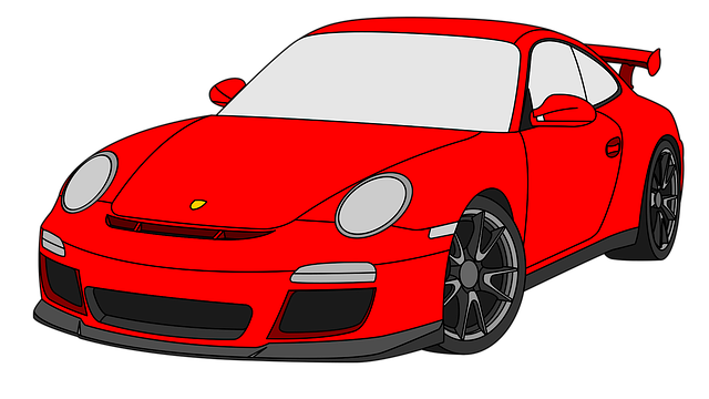 Porsche, Wagen, Inkscape, Grafik, Kunst