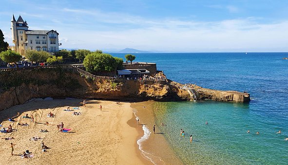 Free Biarritz Beach photo and picture