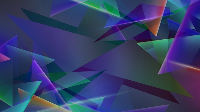 Free polygon geometric triangles illustration