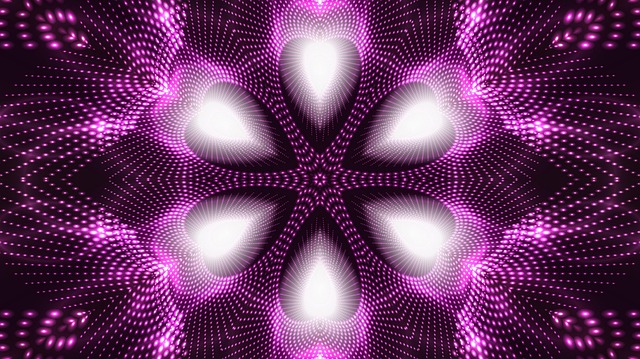 Free fractal futuristic pattern illustration
