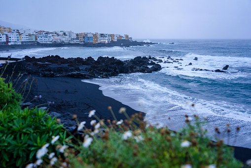 Tenerife, Praia, Canário, Oceano, Costa
