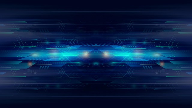 Free fractal futuristic pattern illustration