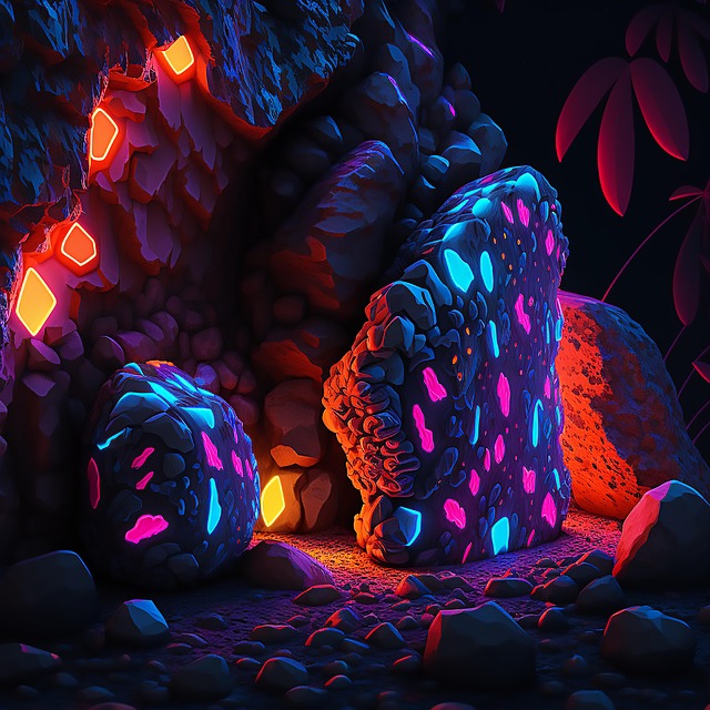 Download free HD stock image of Cave Neon Free cave neon nature illustration