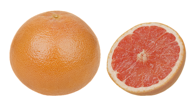 Free grapefruit fruit sliced illustration