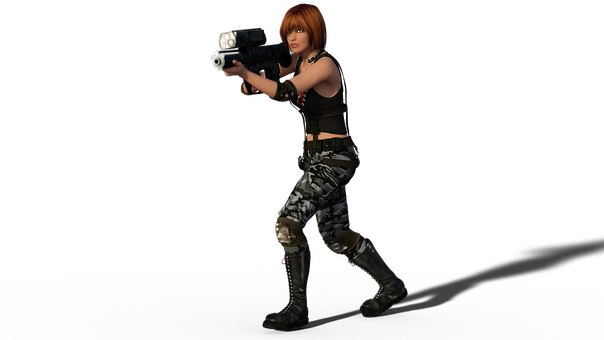 Soldat, Scifi, Weiblich, Frau, Bild