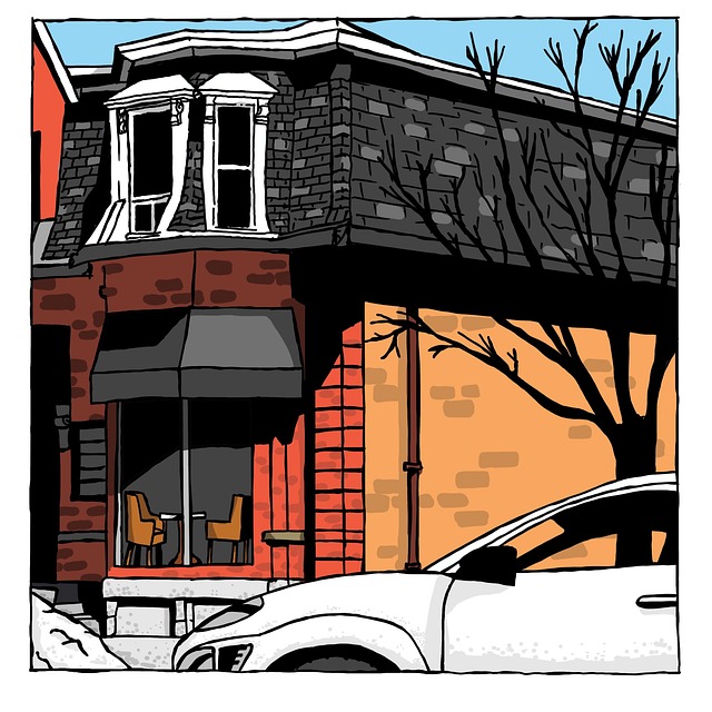 Free coffee shop cafe chairs illustration