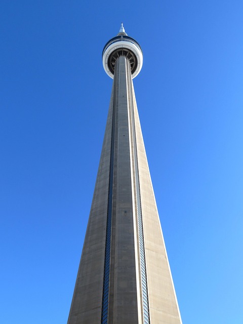 Cn Tower, Milepæl, Høj, Toronto, Canada