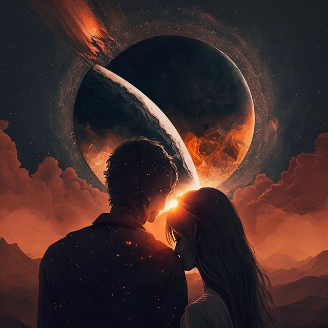 Free end eclipse apocalypse illustration