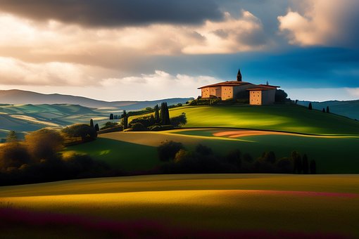 Free Ai Generated Meadow illustration and picture