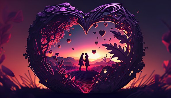 Free Couple Lovers illustration and picture