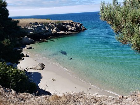 Tesouro, Enseada, Praia, Ilha, Costa