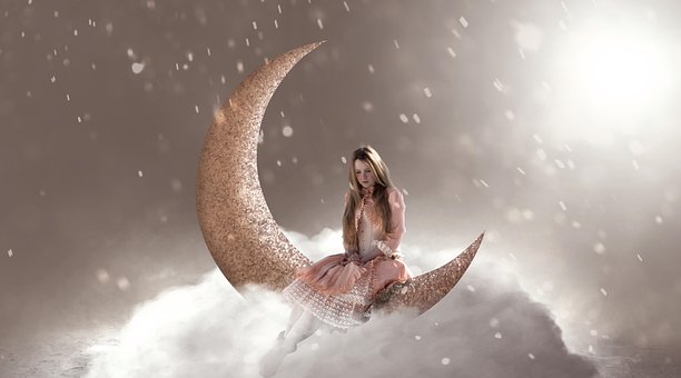 Free Winter Moon photo and picture