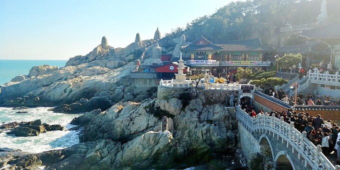 Templo De Haedong Yonggungsa, Corea