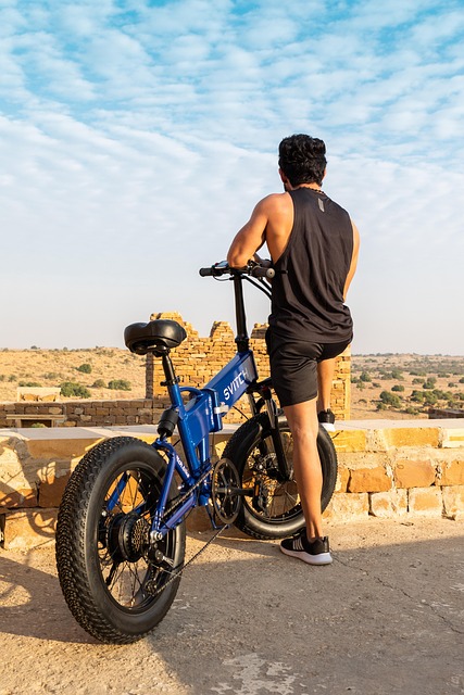 Free Blue Ebike photo and picture