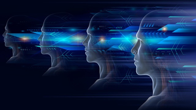 Free futuristic ai artificial intelligence illustration