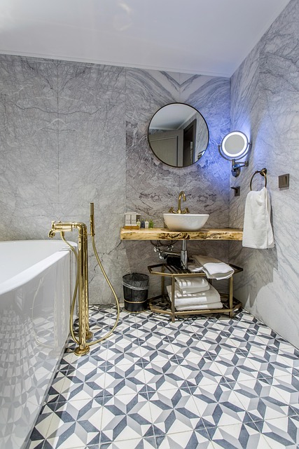 Hotel, Badkamer, Bad, Interieur Design