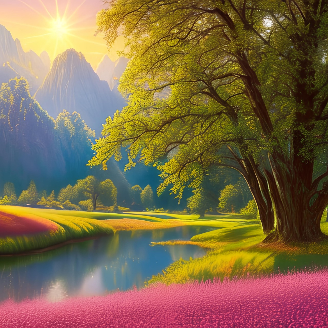 Download KiGenerated, Sink, Trees. RoyaltyFree Stock Illustration Image Pixabay