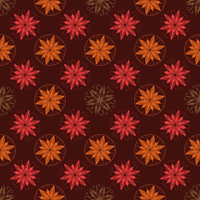 Free pattern floral background beautiful wallpaper vector