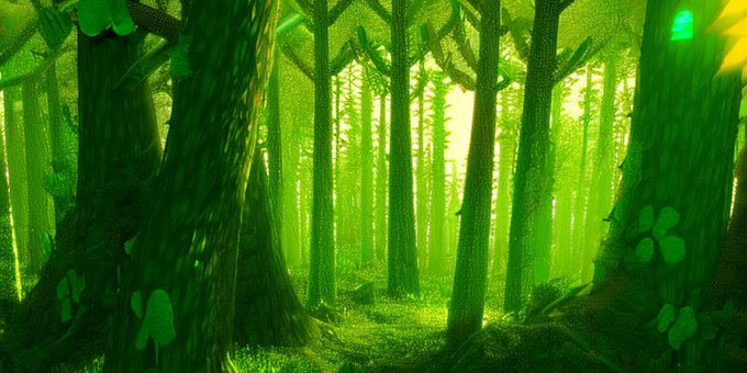 Kleeblatt, Kleeblatt Wald