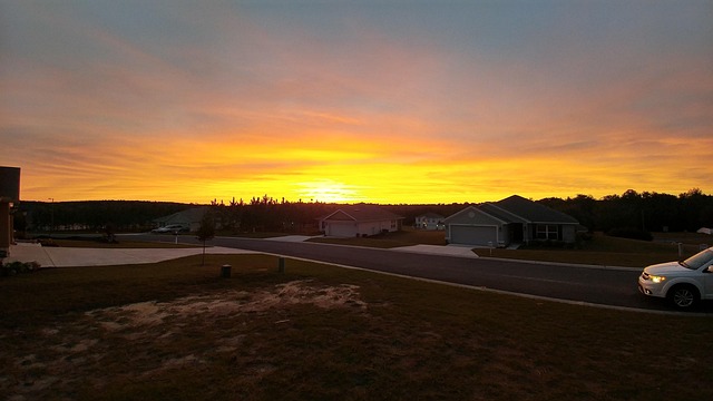 Free Sunset Panorama photo and picture