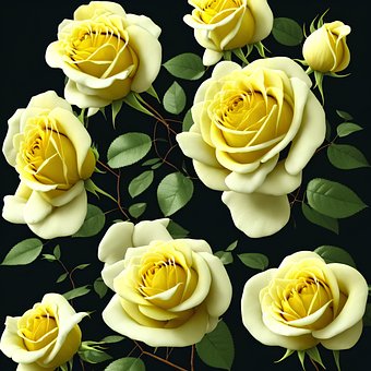 Free Flowers Valentine illustration and picture
