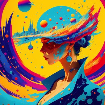 Farverig, Farver, Digital, Digital Kunst
