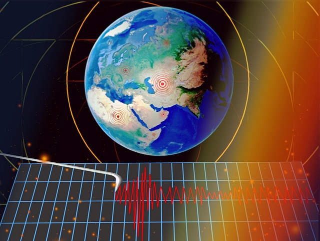 Free earth earthquake seismograph illustration