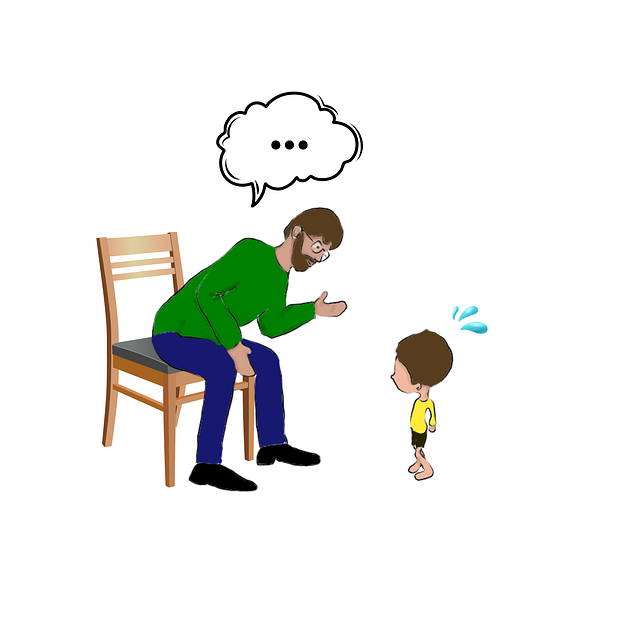 Free father and son affection parents illustration