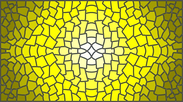 Verschmutzten Fenster, Mosaik