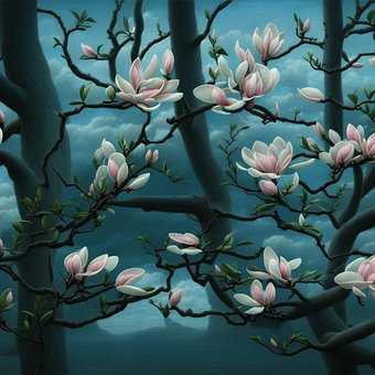 Free Flower Forest illustration and picture