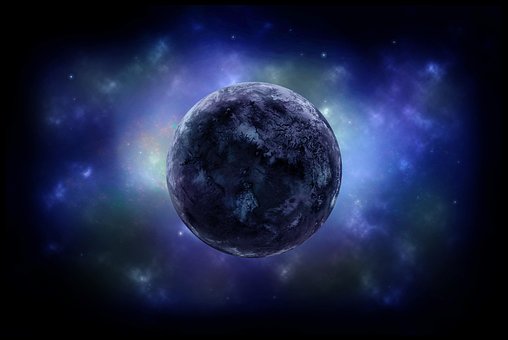Plads, Planet, Stjerner, Mørk, Univers