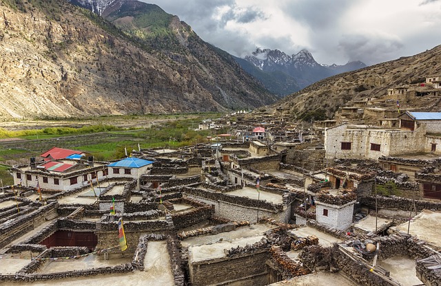 Himalaya, Dorp, Marpha, Nepal, Reizen