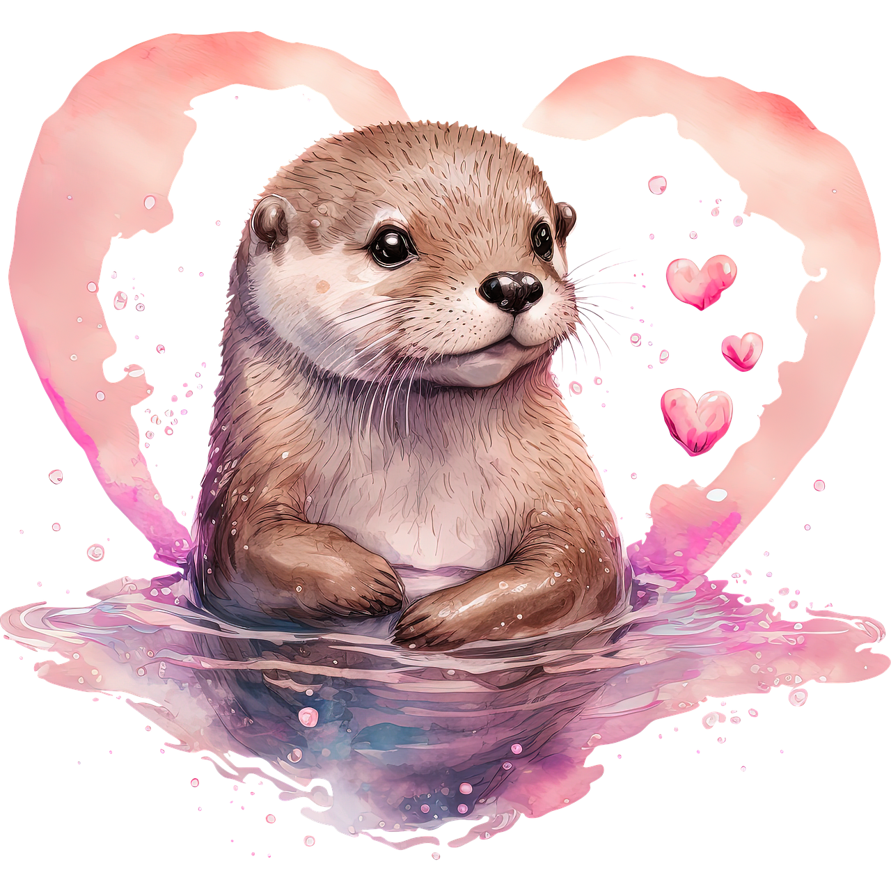 Draw Cute Otter At Margaret Burgin Blog