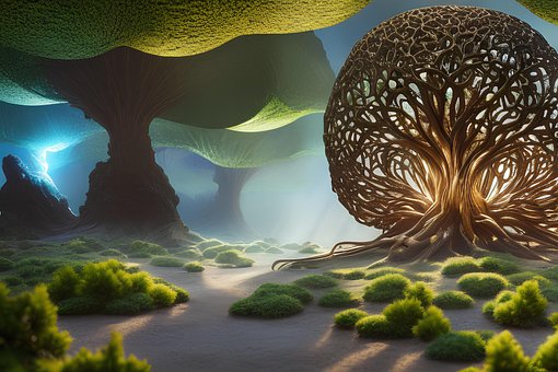 Free Tree Grass illustration and picture