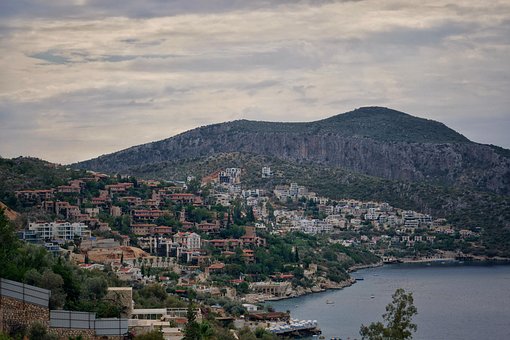 Hav, Bjerge, Kalkun, Kalkan, Rejse