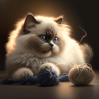 Ai Gerado, Realista, Gato, Animal