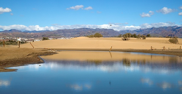 Lagune, Vand, Sand, Ferie, Gran Canaria