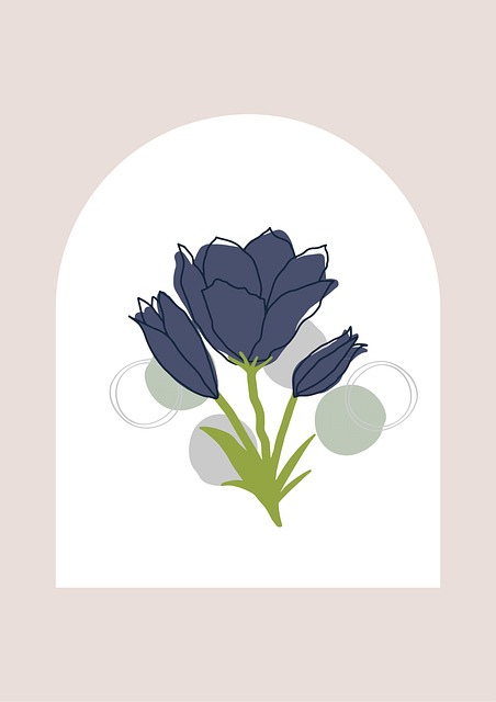 Blomst, Minimal, Baggrund, Ramme