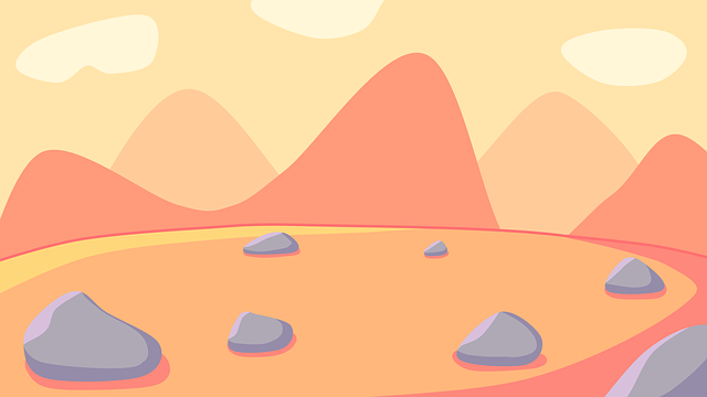 Free mountains rocks prehistory illustration