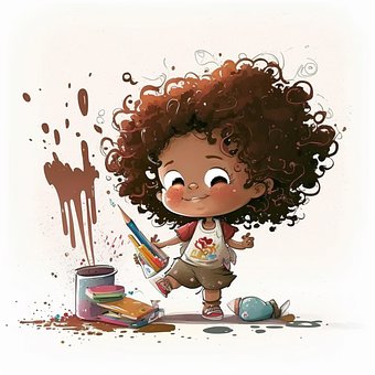 Free Girl Cute illustration and picture