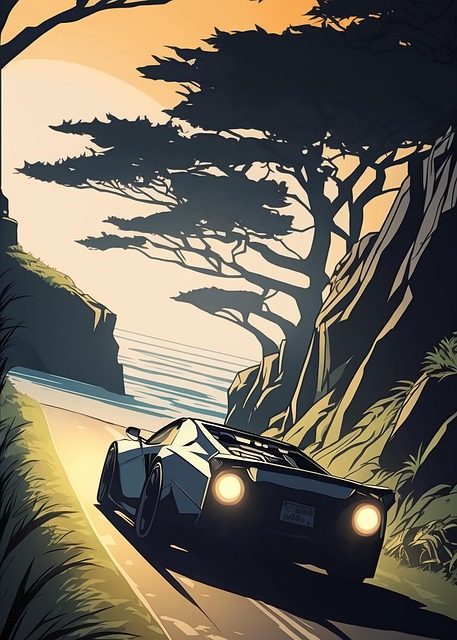 Free Car Automobile Art illustration and picture