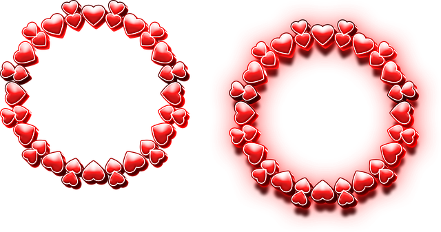 Free hearts valentine's love illustration