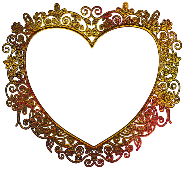Download free HD stock image of Heart Frame Free heart frame valentine's illustration