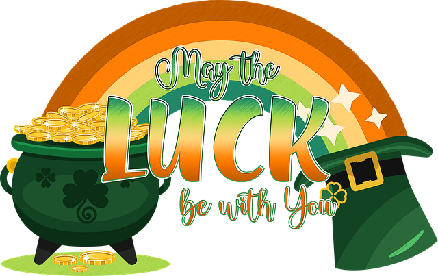 Free lucky clover four leaf clover illustration