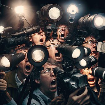 Cámara, Destello, Paparazzis, Racimo